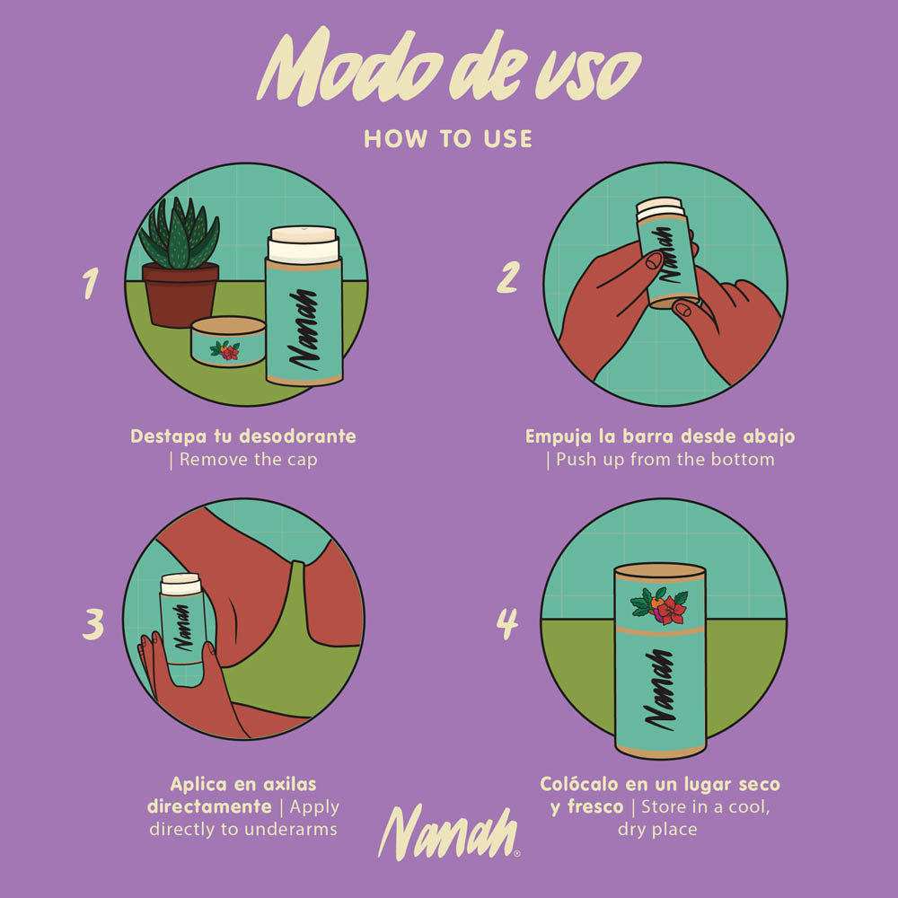 Desodorante de Lavanda Vainilla