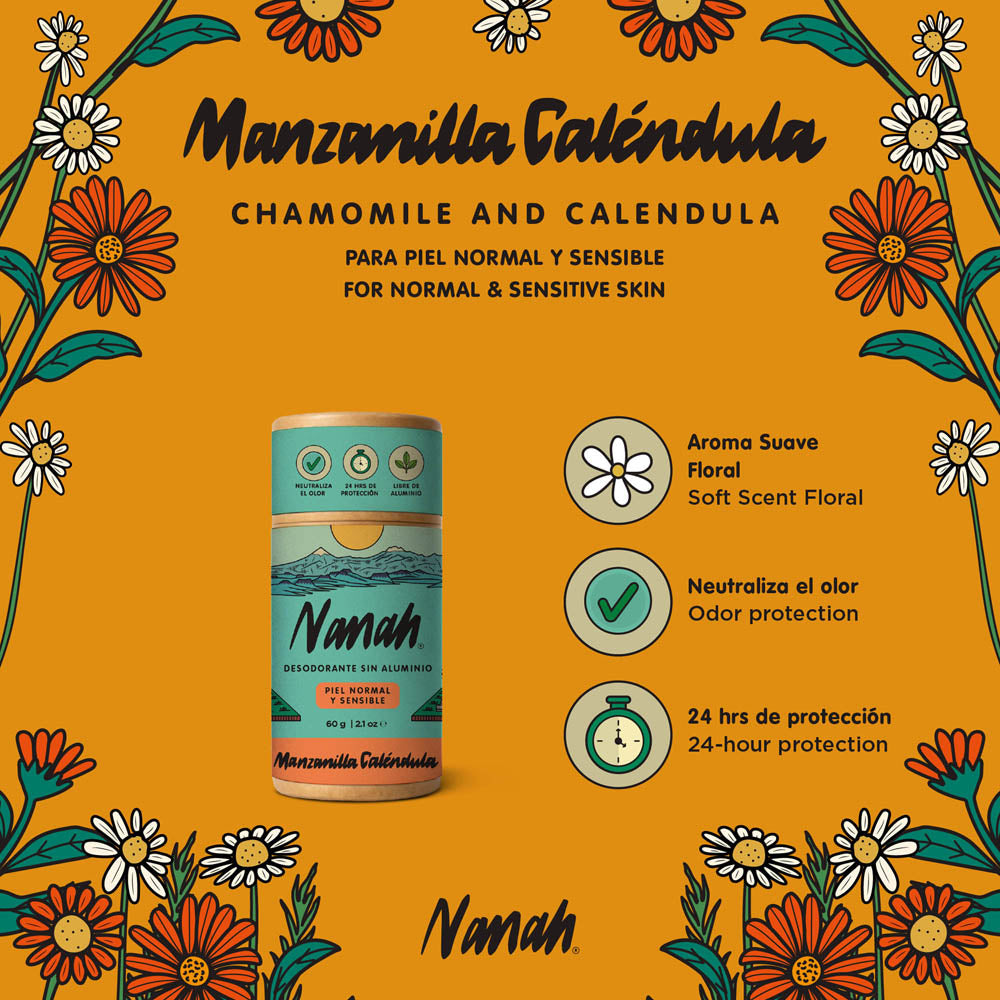 Desodorante de Manzanilla Caléndula
