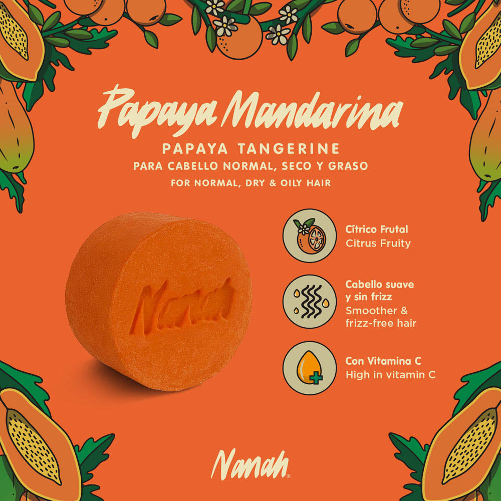 Shampoo de Papaya Mandarina